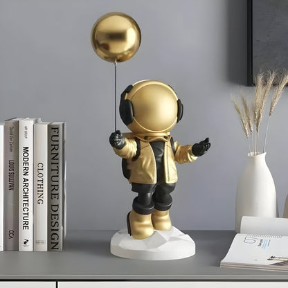 Small Celestial Gold Astronaut Balloon Figure - 42cm
