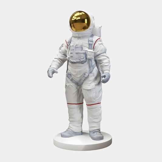 Small White Space Astronaut Standing Sculpture - 58cm